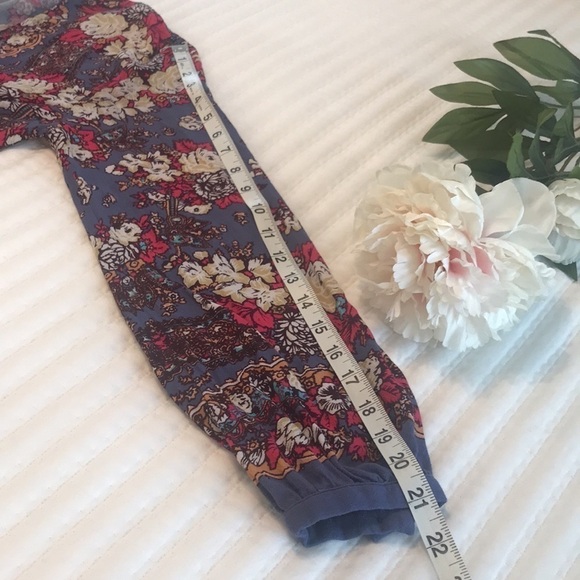 Free People Boho Floral Long Sleeve Pullover Top Size M - Picture 16 of 16
